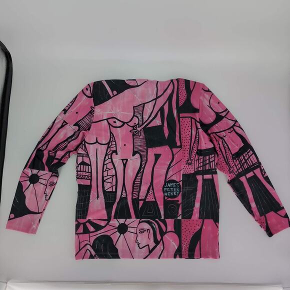 Swiminista x James Peter Henry Good Vibes Rashguard Beach Activities Pink XL NWT - Picture 15 of 15
